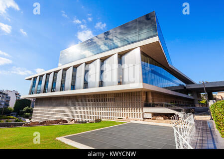 Die Akropolis Museum ist ein archäologisches Museum konzentrierte sich auf die Erkenntnisse der archäologischen Stätte von der Akropolis von Athen in Griechenland. Stockfoto