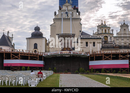 Berühmtesten Polnischen piligrimage Website - Kloster Jasna Gora in Czestochowa Stadt in der Woiwodschaft Schlesien im südlichen Polen Stockfoto