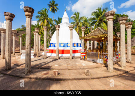 Ambasthala Dagaba oder Sela Schrein an der antiken Stadt in der Nähe von Anuradhapura Mihintale, Sri Lanka Stockfoto