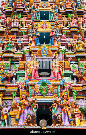 Pathirakali Amman Tempel, Pathrakali Ambal Kovil oder der Kali Kovil Trincomalee ist ein hinduistischer Tempel für die Göttin Bhadrakali, eine Form des Go Stockfoto