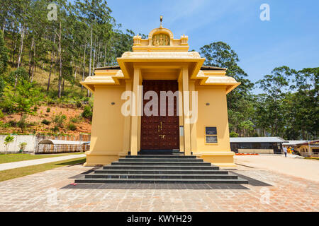 Shri Bhakta Hanuman Tempel ist ein Hindu Tempel in Ramboda, Sri Lanka. Hanuman Tempel ist in der Nähe von Nuwara Eliya Stadt. Stockfoto