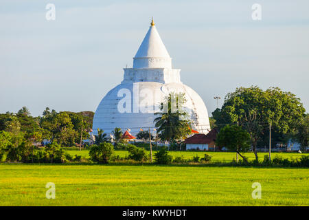 Hambantota Raja Maha Vihara ist ein buddhistischer STUPA und Tempel in Hambantota, Sri Lanka Stockfoto