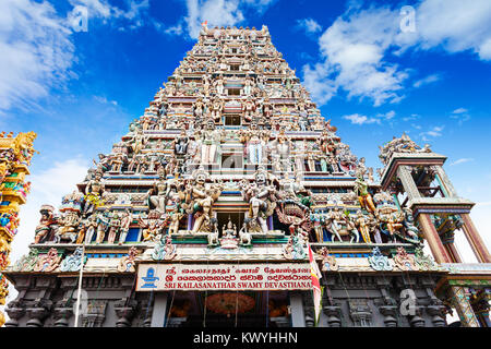 Sri Kaileswaram Tempel oder Sri Swami Kailawasanathan Devasthanam Kovil ist einer der wichtigsten hinduistischen Tempel in Colombo, Sri Lanka Stockfoto