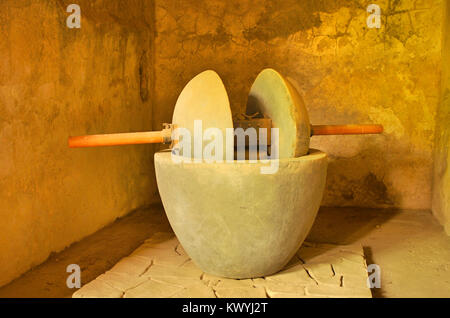 Grinder Mühle in Pompeji Gebäude Stockfoto