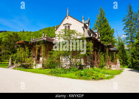 Foto Museum in der Kaiservilla in Bad Ischl, Oberösterreich. Kaiservilla war die Sommerresidenz von Kaiser Franz Josef und Kaiserin Sisi Elisabeth o Stockfoto