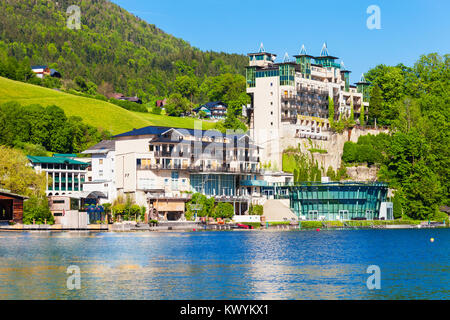 Hotels in St. Wolfgang im Salzkammergut, Österreich Stockfoto