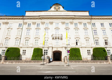 Die Hofburg ist eine ehemalige Habsburger Palace in Innsbruck, Österreich. Innsbruck ist die Hauptstadt von Tirol. Stockfoto