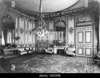 Ministere de la Guerre (ancien) - Intérieur, Le Salon Bleu - Paris - Médiathèque de l'architecture et du patrimoine - APMH 00013241 Stockfoto