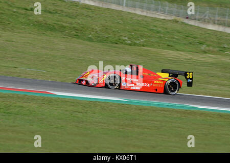 MUGELLO, IT, Oktober 2017, historische Ferrari 333 SP im Mugello während Finali Mondiali Ferrari 2017. Italien Stockfoto