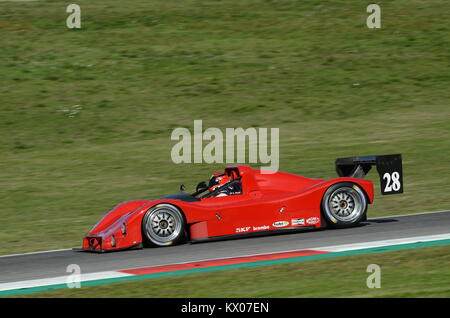 MUGELLO, IT, Oktober 2017, historische Ferrari 333 SP im Mugello während Finali Mondiali Ferrari 2017. Italien Stockfoto