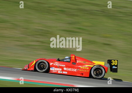 MUGELLO, IT, Oktober 2017, historische Ferrari 333 SP im Mugello während Finali Mondiali Ferrari 2017. Italien Stockfoto