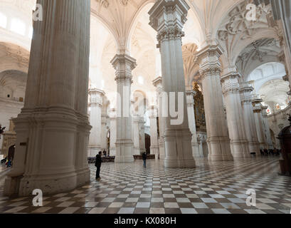 Granada, Andalusien, Spanien. Innenraum der Kathedrale von Granada. Stockfoto