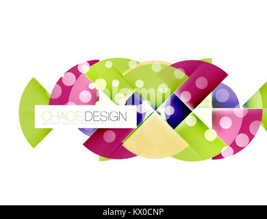 Gepunktete Kreise, abstrakten Hintergrund Stockfoto