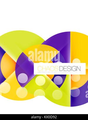 Gepunktete Kreise, abstrakten Hintergrund Stockfoto