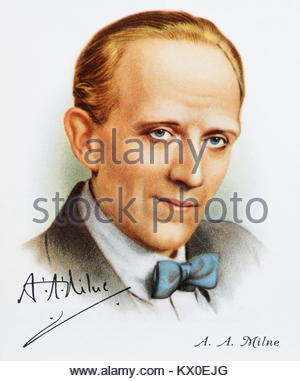 A.A. Milne war ein englischer Autor 1882 - 1956 am besten für Winnie-the-Pooh bekannt Stockfoto