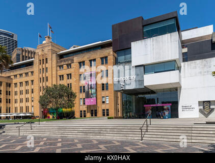 Museum für Zeitgenössische Kunst in Australien, Sydney, Australien, Sonntag, 24 Dezember, 2017. Stockfoto