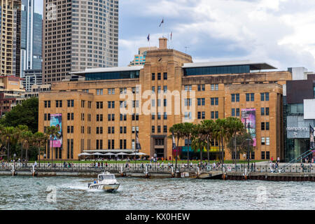 Museum für Zeitgenössische Kunst, Sydney, Australien, Sonntag, 24 Dezember, 2017. Stockfoto