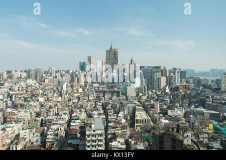 Bild von Macao (Macau), China. Skyscraper Hotel und Casino Gebäude in der Innenstadt von Macao (Macau). Stockfoto