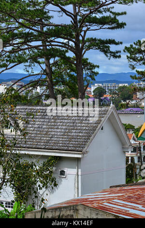 Teil einer ländlichen Haus in Dalat, Lam Dong, Vietnam. Stockfoto