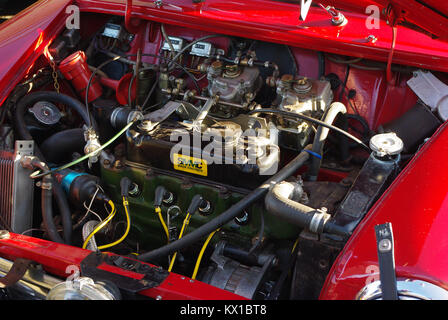 Mini Cooper S Rallye Auto am Tag der offenen Tür für die HRCR in Gaydon. Stockfoto