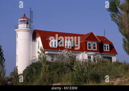 Lighthouse Point Betsie Stockfoto