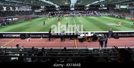 Sindelfingen, Deutschland. 06 Jan, 2018. Hallenuebersicht Glaspalast Sindelfingen. GES/Fussball/Mercedes-Benz JuniorCup 2018, Sindelfingen, 06.01.2018 Fußball: Mercedes-Benz Hallenturnier JuniorCup 2018, Sindelfingen, Deutschland. | Verwendung der weltweiten Kredit: dpa/Alamy leben Nachrichten Stockfoto