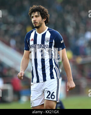 West Bromwich Albion Ahmed Hegazy im FA Cup, dritte Runde im St James' Park, Exeter. PRESS ASSOCIATION Foto. Bild Datum: Samstag, 6 Januar, 2018. Siehe PA-Geschichte Fußball Exeter. Photo Credit: Simon Galloway/PA-Kabel. Einschränkungen: EDITORIAL NUR VERWENDEN Keine Verwendung mit nicht autorisierten Audio-, Video-, Daten-, Spielpläne, Verein/liga Logos oder "live" Dienstleistungen. On-line-in-Verwendung auf 75 Bilder beschränkt, kein Video-Emulation. Keine Verwendung in Wetten, Spiele oder einzelne Verein/Liga/player Publikationen. Stockfoto