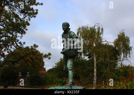 Der Sämann von Sir William Hamo Thornycroft in Kew Botanical Gardens in der Nähe von Richmond London Stockfoto