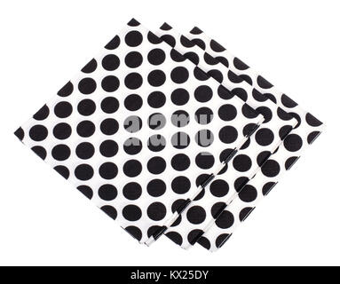 Stapel von Einweg, Papierservietten Stockfoto