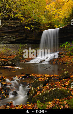 Ramsey Zweig Wasserfall in der Nähe von gauley River Stockfoto