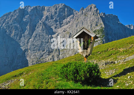 Überqueren der Alpen karwendel Stockfoto