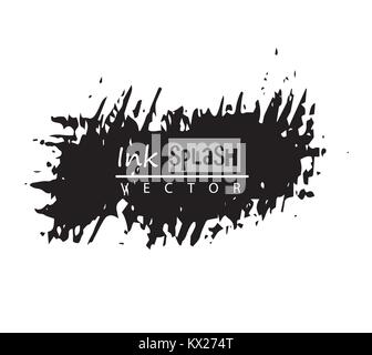 Grunge splash Banner Stock Vektor