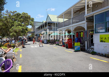 Der Strand, Russell, North Island, Neuseeland Stockfoto