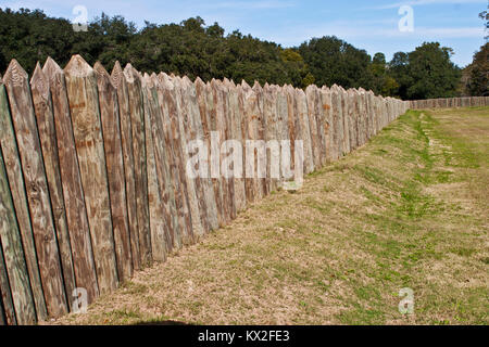 South Carolina, Charleston, Charles Towne Landing, archäologische Ausgrabungen, Stockfoto