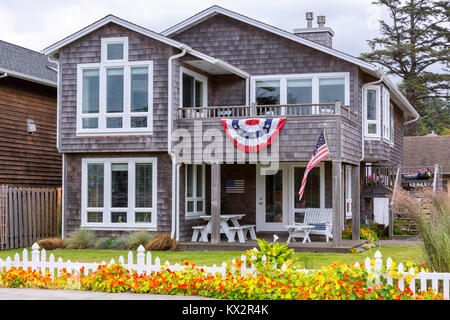 Holzhaus, Cannon Beach, Oregon, USA Stockfoto