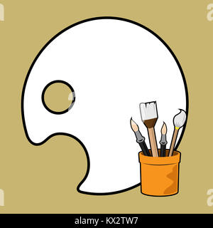 Bürste Vektor Stockfoto