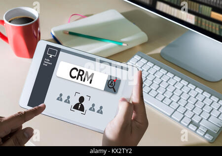 Business Kunden CRM-Management Analyse Service Concept Management Stockfoto