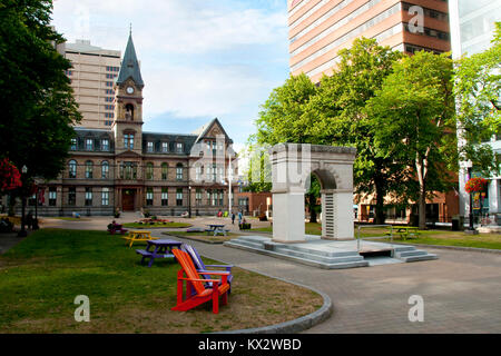 Memorial Park - Halifax - Nova Scotia Stockfoto