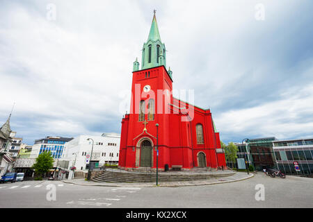 St. Petri Kirche oder St. Petri Kirke ist eine Pfarrkirche in Stavanger, Norwegen Stockfoto