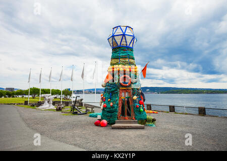 Die Fram Museum oder Frammuseet ist ein Museum der Norwegische Polarforschung. Fram Museum auf der Halbinsel Bygdoy in Oslo, Norwegen. Stockfoto