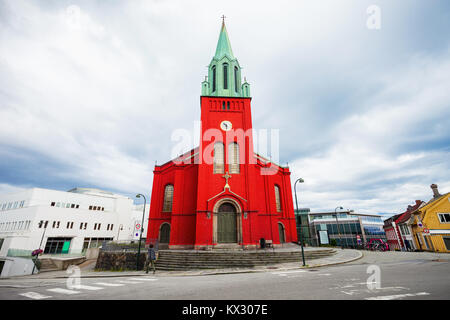 St. Petri Kirche oder St. Petri Kirke ist eine Pfarrkirche in Stavanger, Norwegen Stockfoto