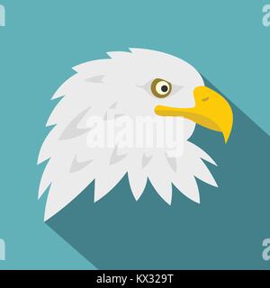 Adler Symbol, flacher Stil Stock Vektor