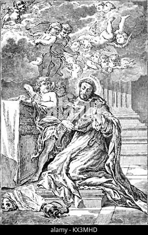 Eine Religi se Illustration Aus Dem Buch Zywoty SW Panskich Zeigt Eine eine-religi-se-illustration-aus-dem-buch-zywoty-sw-panskich-zeigt-eine