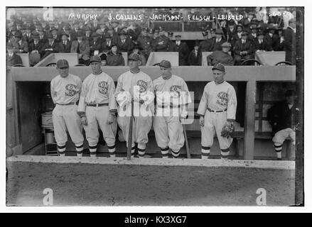 (Eddie Murphy, John'S Hano'Collins, Joe Jackson, glücklich Felsch, und Nemo Leibold, Chicago AL bei 1917 World Series (Baseball)) (LOC) (23147025975) Stockfoto