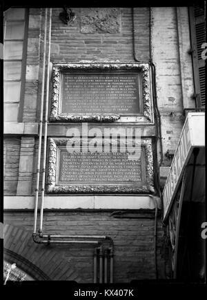 (Inschrift commémorant la Venue de Louis XIV à Toulouse)-Fonds Berthelé - 49 Fi 1455 Stockfoto