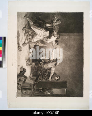 (La rixe, d'après Meissonier.) (Nypl b 14693583-1153455) Stockfoto