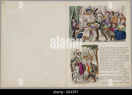 De Ridder wonderbare avonturen van Don Quichot van Mancha- PPN 865843163 - Bild 16. Stockfoto