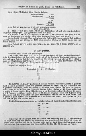 Der Haussekretär Hrsg. Carl Otto Berlin ca 1900 Seite 581 Stockfoto