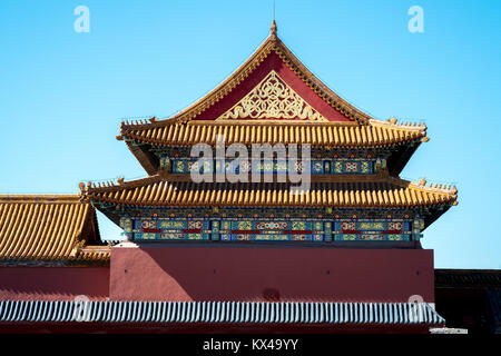 Peking, China: 12. Oktober 2012. Peking reisen. Die Verbotene Stadt Stockfoto