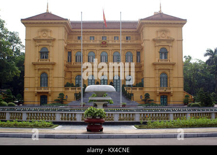 President Palace im Zentrum von Hanoi, Vietnam Stockfoto